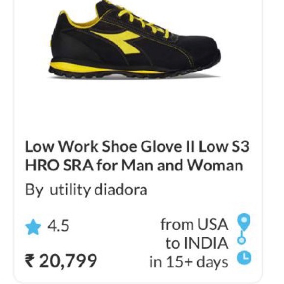 Utility Diadora,nubuck water-repellent low-cut shoe, aluminium 200J toe cap. - Picture 7 of 7